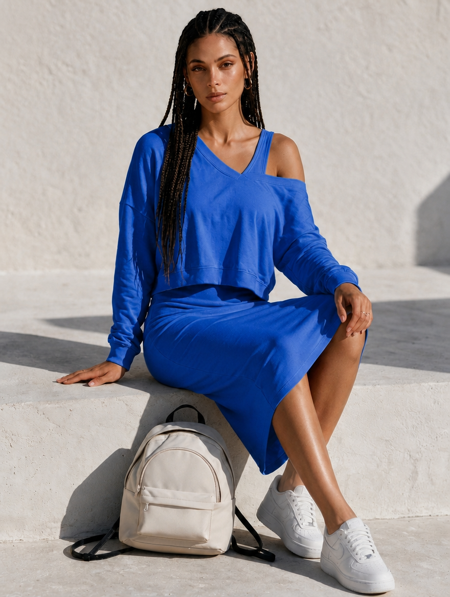 VECCHIO conjunto santorini blue