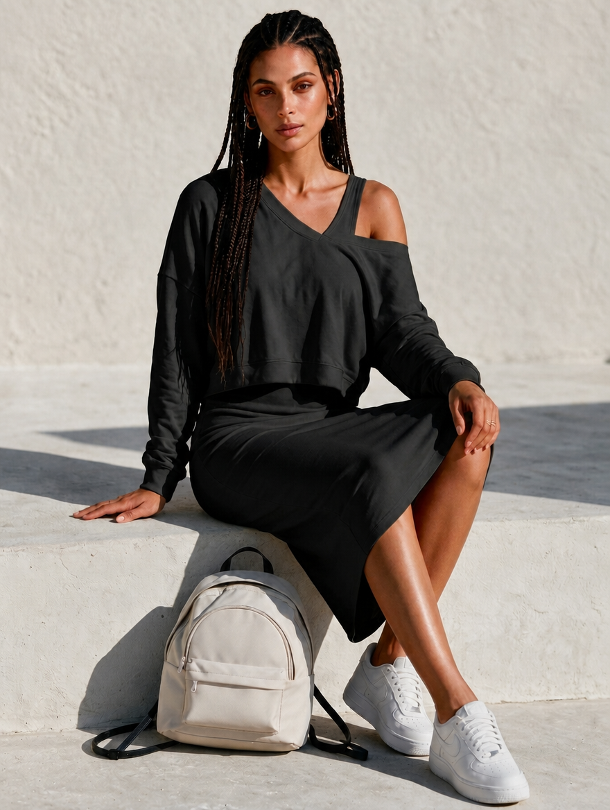 VECCHIO conjunto santorini black