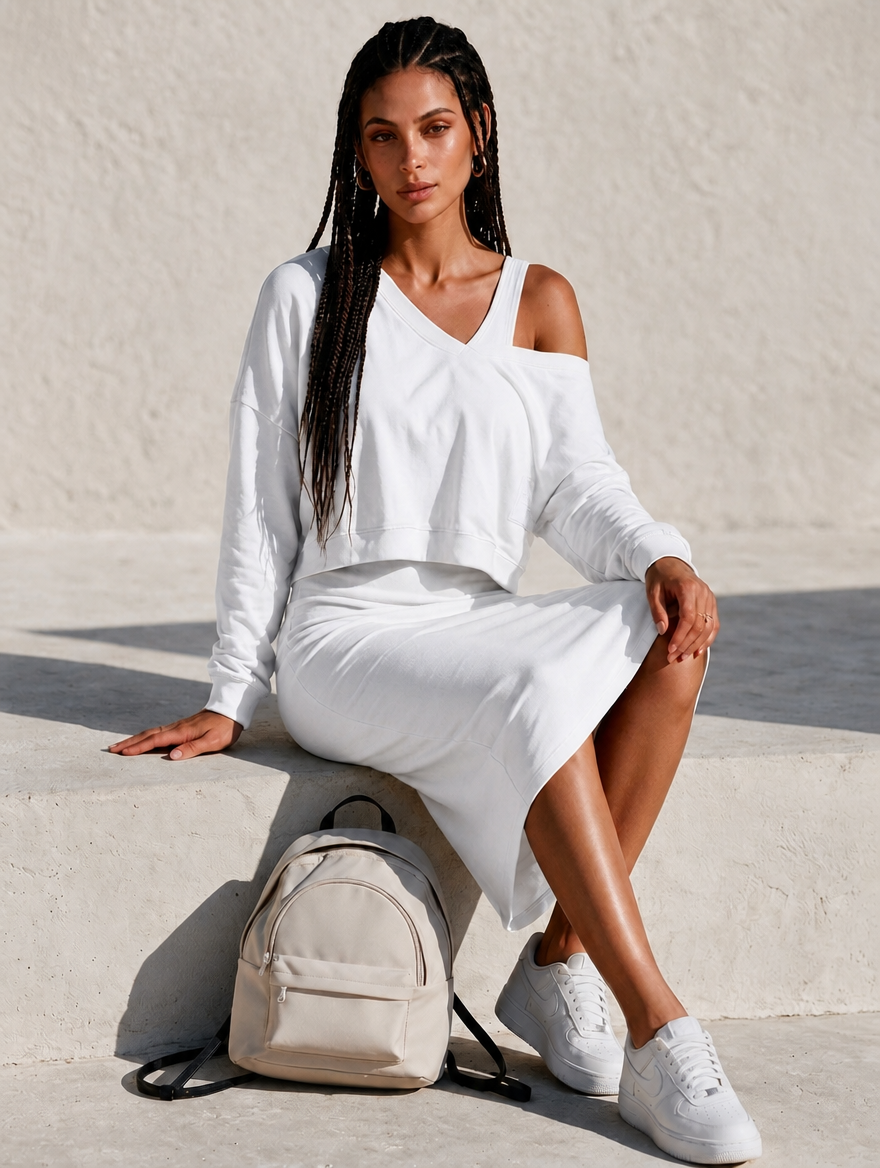 VECCHIO conjunto santorini White